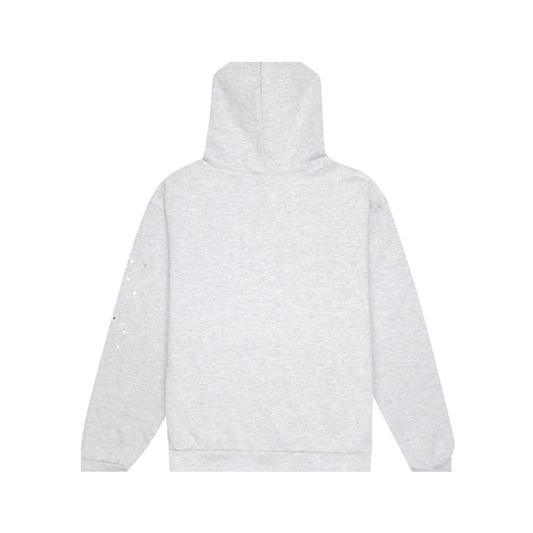 Light gray hoodie on a white background