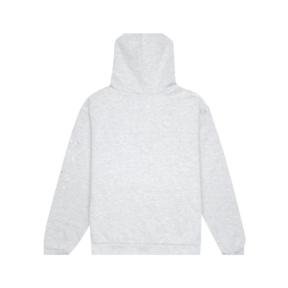 Light gray hoodie on a white background